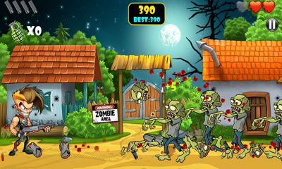 Gameplay of the Zombie Area! for Android phone or tablet.