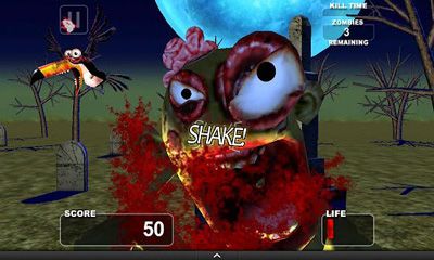 Gameplay of the Zombie Bop! for Android phone or tablet.