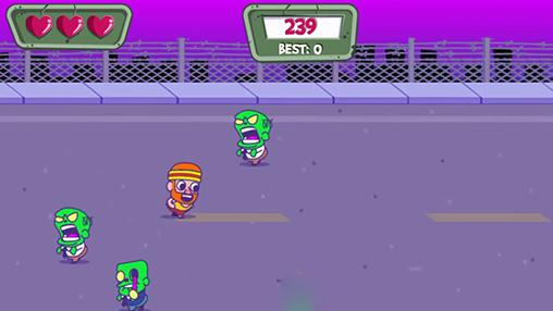 Gameplay of the Zombie chase for Android phone or tablet.