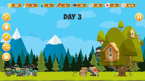 Gameplay of the Zombie forest for Android phone or tablet.