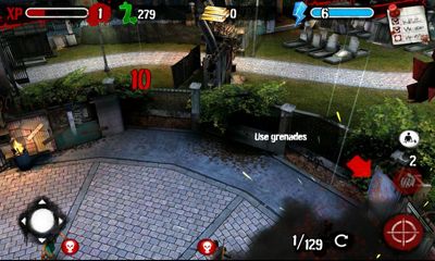 Gameplay of the Zombie HQ for Android phone or tablet.