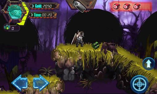Gameplay of the Zombie hunter: Devil crush for Android phone or tablet.