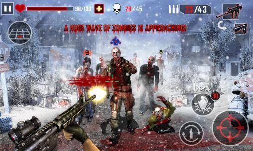 Gameplay of the Zombie killer for Android phone or tablet.