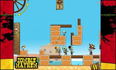 Gameplay of the Zombie Mayhem for Android phone or tablet.