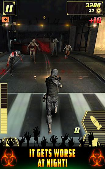 Gameplay of the Zombie plague: Overkill combat! for Android phone or tablet.
