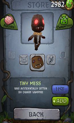 Gameplay of the Zombie Run HD for Android phone or tablet.