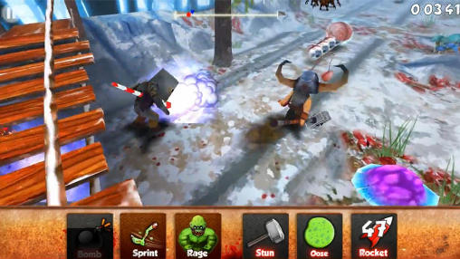 Gameplay of the Zombie run mania for Android phone or tablet.