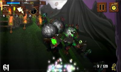 Gameplay of the Zombie Smasher 2 for Android phone or tablet.