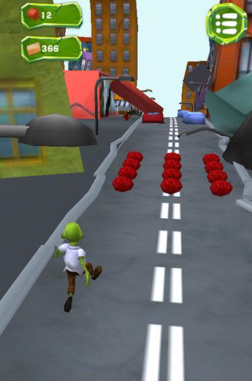 Gameplay of the Zombie: The game for Android phone or tablet.