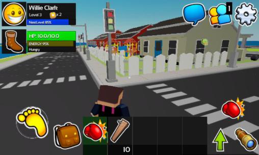 Gameplay of the Zombie town: Ahhh for Android phone or tablet.