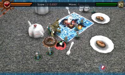 Gameplay of the Zombie Toy Attack for Android phone or tablet.