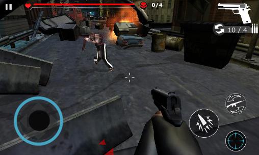 Gameplay of the Zombie tsunami killer for Android phone or tablet.