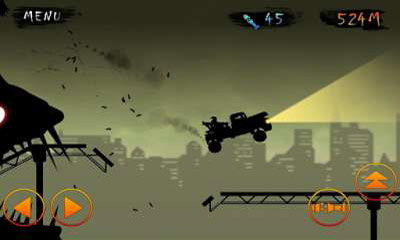 Gameplay of the Zombie vs Truck for Android phone or tablet.