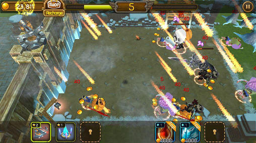 Gameplay of the Zombie war 3D for Android phone or tablet.