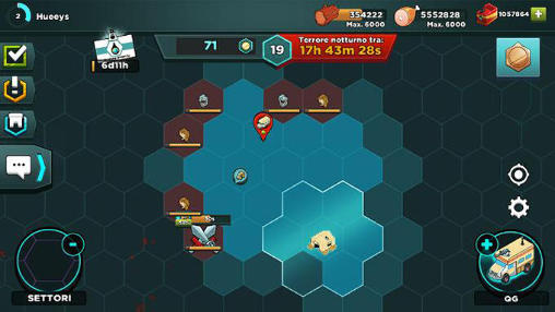 Gameplay of the Zombie zone: World domination for Android phone or tablet.