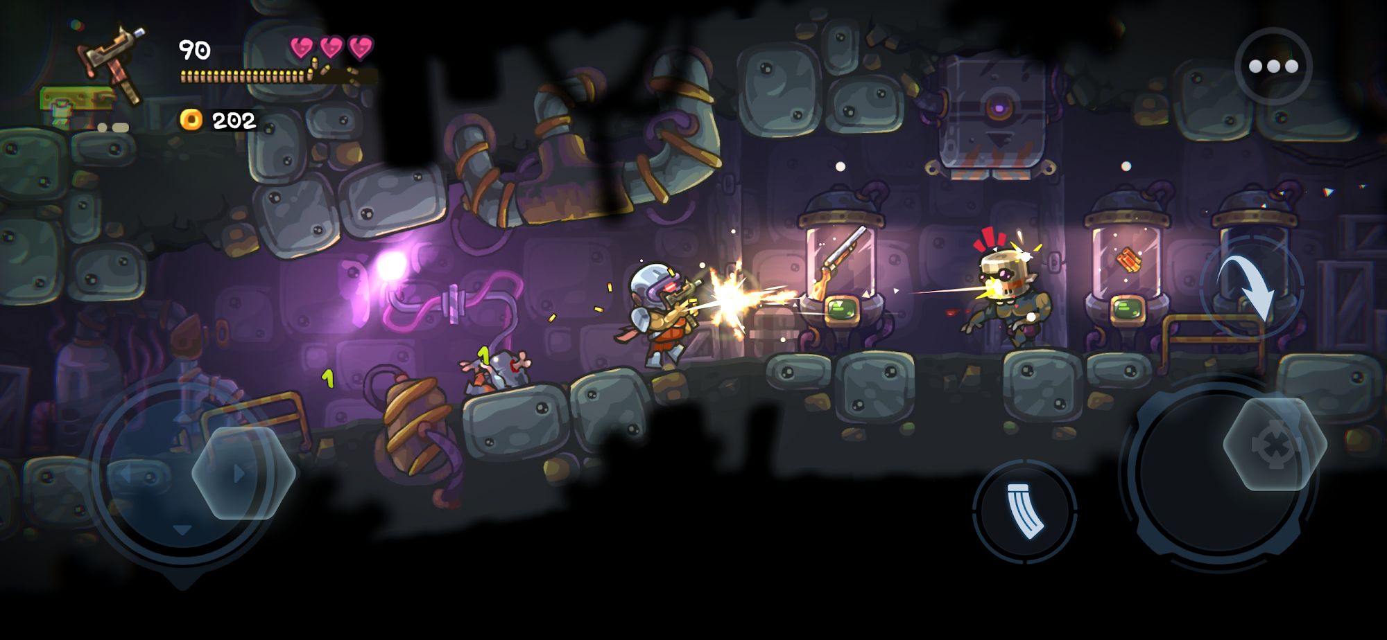 Zombotron Re-Boot - Android game screenshots.