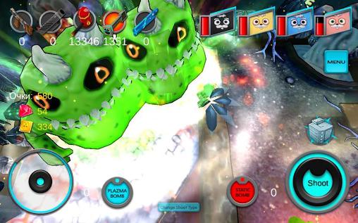 Gameplay of the Zopa: Space island for Android phone or tablet.