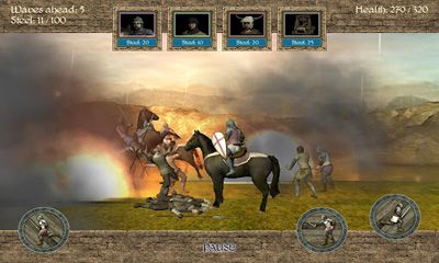Gameplay of the 1096 AD Knight Crusades for Android phone or tablet.