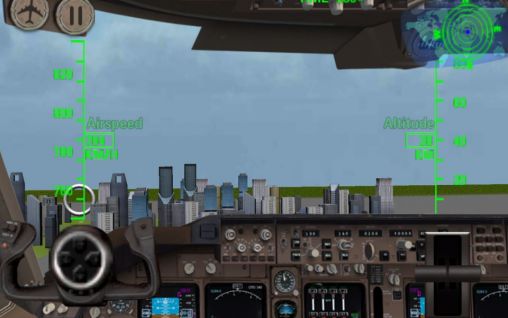 3D Airplane flight simulator - Android game screenshots.