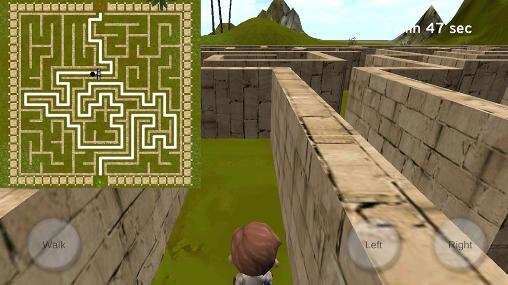 3D maze - Android game screenshots.