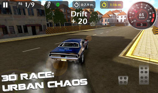 3d race: Urban chaos - Android game screenshots.