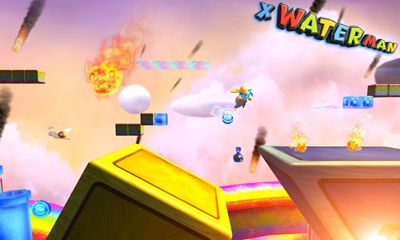 Gameplay of the 3D X WaterMan for Android phone or tablet.