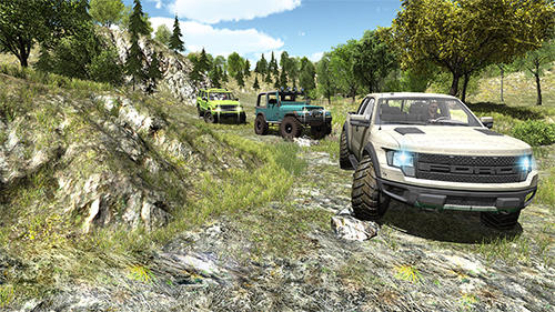 4x4 offroad jeep mountain hill - Android game screenshots.