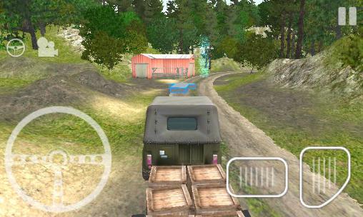 4x4 SUVs in the backwoods - Android game screenshots.