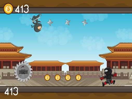 A ninja outbreak. Ninja game - Android game screenshots.