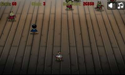 Gameplay of the A zombie stole my toaster for Android phone or tablet.
