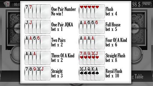 Ace of hearts: Casino poker - video poker - Android game screenshots.