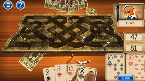 Aces cribbage - Android game screenshots.