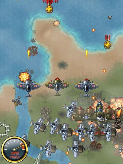 Aces of the Luftwaffe - Android game screenshots.
