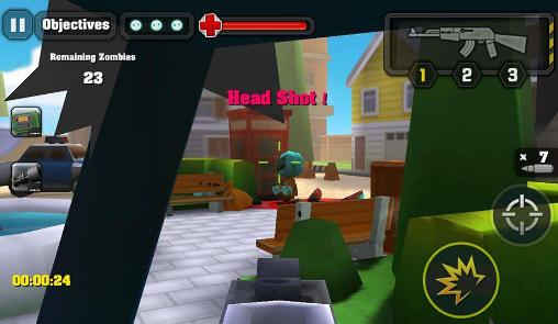 Action of mayday: Zombie world - Android game screenshots.