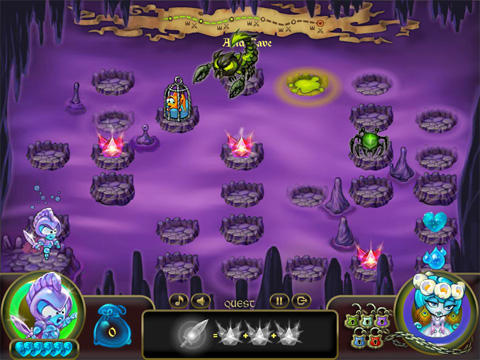 Adventures of the Water knight: Rescue the princess - Android game screenshots.