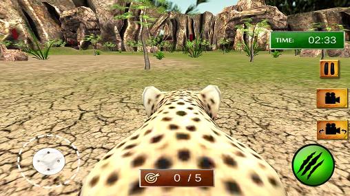 African cheetah: Survival sim - Android game screenshots.