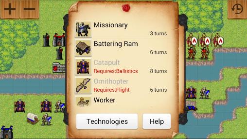 Age of strategy - Android game screenshots.