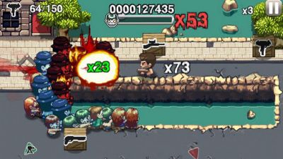 Age of zombies - Android game screenshots.