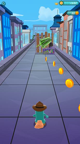 Agent P: Doofen dash - Android game screenshots.