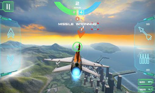 Air combat OL: Team match - Android game screenshots.