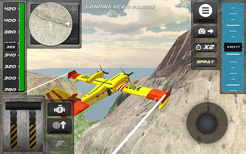 Airplane firefighter simulator - Android game screenshots.