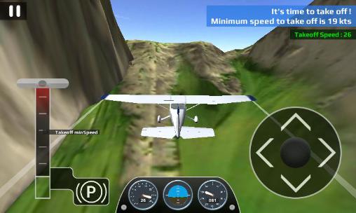 Airplane flight simulator RC - Android game screenshots.
