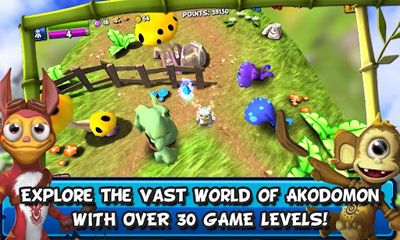 Akodomon - Android game screenshots.