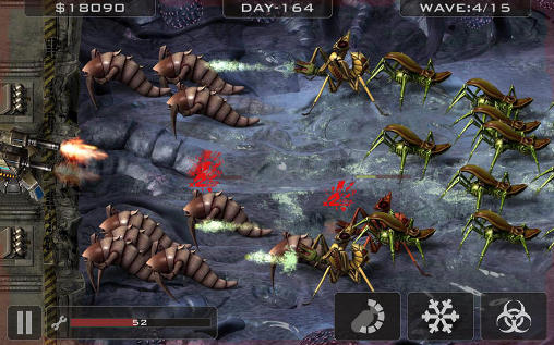 Alien bugs defender - Android game screenshots.