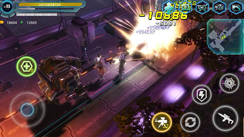 Gameplay of the Alien zone raid for Android phone or tablet.