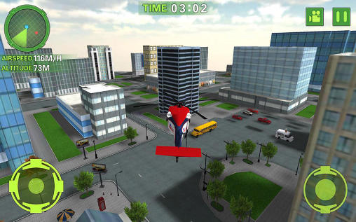 Ambulance helicopter simulator - Android game screenshots.