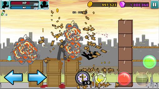 Gameplay of the Anger of Stick 5 for Android phone or tablet.