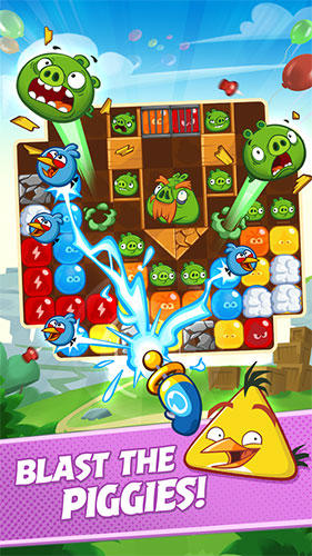 Angry birds blast! - Android game screenshots.