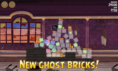 Angry Birds Seasons Haunted Hogs! - Android game screenshots.