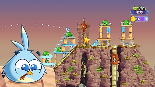 Angry birds: Stella - Android game screenshots.